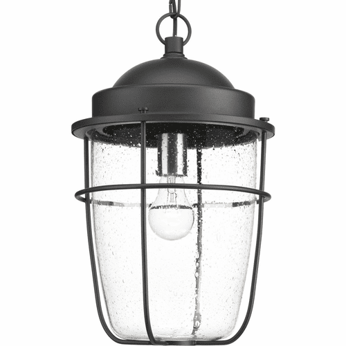 Progress Holcombe Hanging Lantern - Black - P550025-031