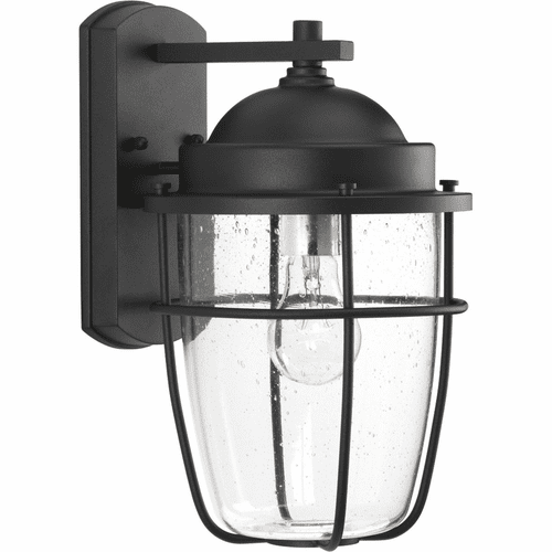 Progress Holcombe Medium Wall Lantern - Black - P560066-031