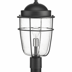 Progress Holcombe Post Lantern - Black - P540025-031 Progress Holcombe Post Lantern - Black - P540025-031