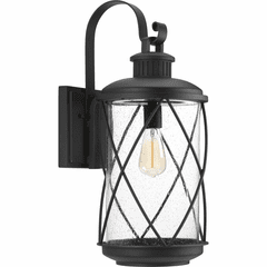 Progress Hollingsworth Large Wall Lantern - Black - P560082-031