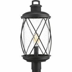 Progress Hollingsworth Post Lantern - Black - P540029-031
