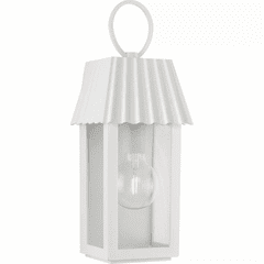Progress Hook Pond 1-LT Outdoor Wall Light - Shelter White - P560305-192