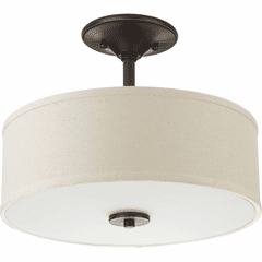 Progress Inspire 1-LT 13" LED Semi-Flush Mount - Antique Bronze - P3683-2030K9