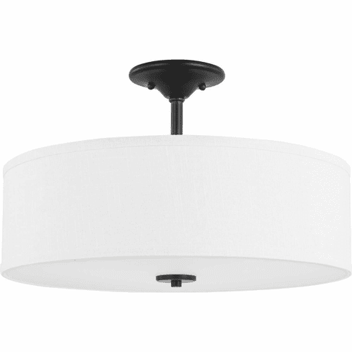 Progress Inspire 3-Light 60W Semi-Flush Mount - Graphite - P350167-143