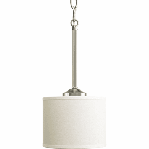 Progress Inspire Collection 1-LT Mini-Pendant - Brushed Nickel - P5065-09