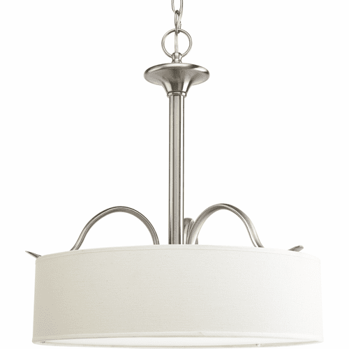 Progress Inspire Collection 3-LT Pendant - Brushed Nickel - P3931-09