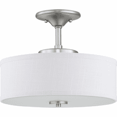 Progress Inspire LED 13" LED Semi-Flush - Brushed Nickel - P350134-009-30