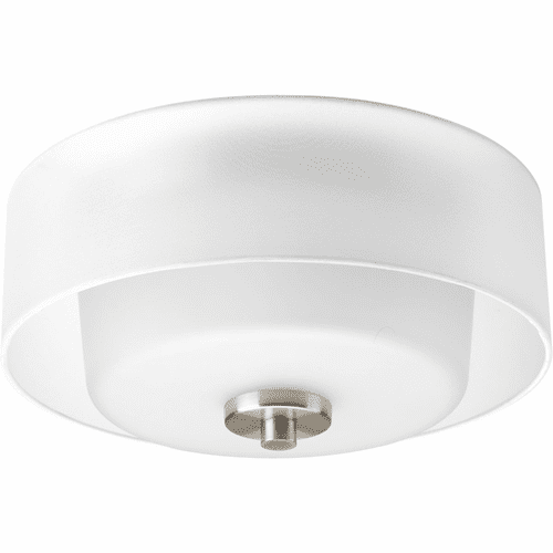 Progress Invite Collection 2-LT 12" Flush Mount - Brushed Nickel - P3693-09