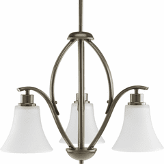 Progress Joy Collection 3-LT Chandelier - Antique Bronze - P4489-20W