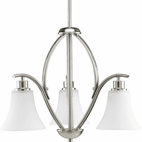 Progress Joy Collection 3-LT Chandelier - Brushed Nickel - P4489-09