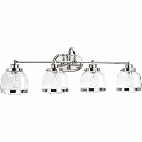 Progress Judson 4-LT Bath Vanity - Polished Nickel - P300083-104