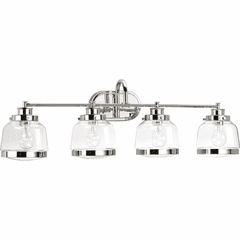 Progress Judson 4-LT Bath Vanity - Polished Nickel - P300083-104