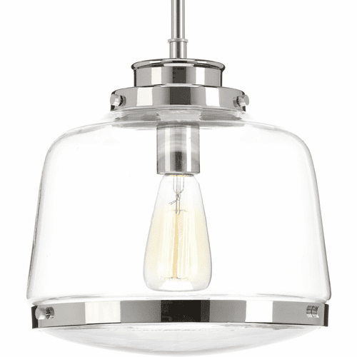Progress Judson Collection 1-LT Pendant - Polished Nickel - P500061-104