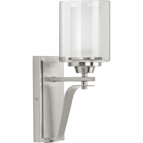 Progress Kene 1-Light 75W Wall Bracket - Brushed Nickel - P300120-009