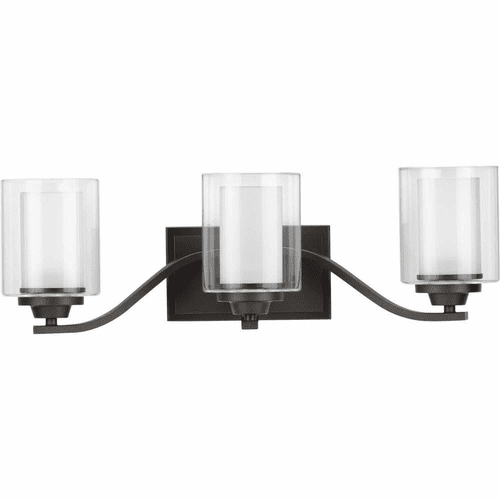Progress Kene 3-Light 75W Bath Vanity - Graphite - P300122-143