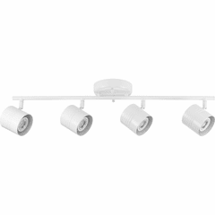 Progress Kitson 4 Head Track Metal - Satin White - P900014-028