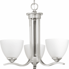 Progress Laird Collection 3-LT Chandelier - Brushed Nickel - P400062-009 Progress Laird Collection 3-LT Chandelier - Brushed Nickel - P400062-009