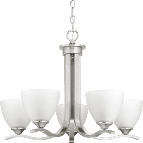Progress Laird Collection 5-LT Chandelier - Brushed Nickel - P400063-009