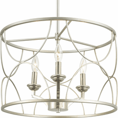 Progress Landree Collection 3-LT Chandelier - Silver Ridge - P400177-134 Progress Landree Collection 3-LT Chandelier - Silver Ridge - P400177-134