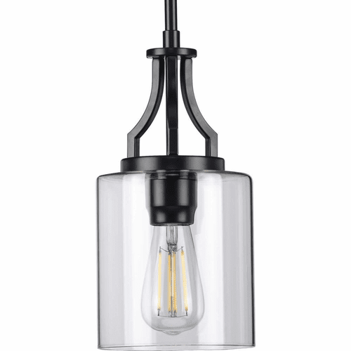 Progress Lassiter 1-Light 60W Mini-Pendant - Black - P500208-031