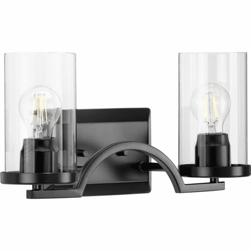 Progress Lassiter 2-Light 60W Bath Vanity - Black - P300257-031