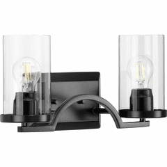 Progress Lassiter 2-Light 60W Bath Vanity - Black - P300257-031