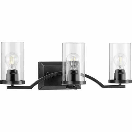 Progress Lassiter 3-Light 60W Bath Vanity - Black - P300258-031