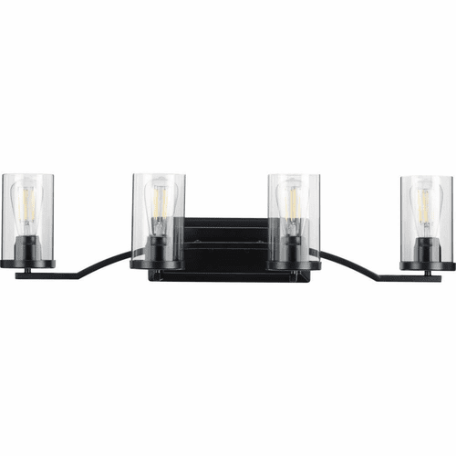 Progress Lassiter 4-Light 60W Bath Vanity - Black - P300259-031