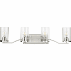 Progress Lassiter 4-Light 60W Bath Vanity - Brushed Nickel - P300259-009