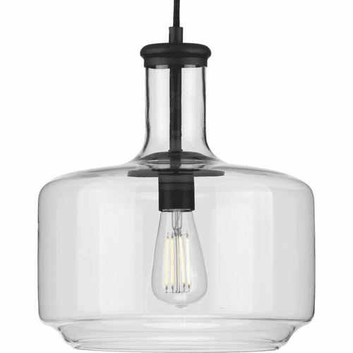 Progress Latrobe 1-Light 60W Pendant - Black - P500231-031
