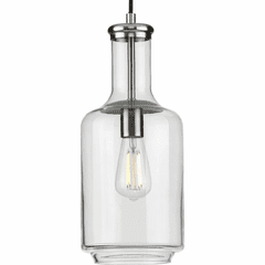 Progress Latrobe 1-Light 60W Pendant - Brushed Nickel - P500229-009