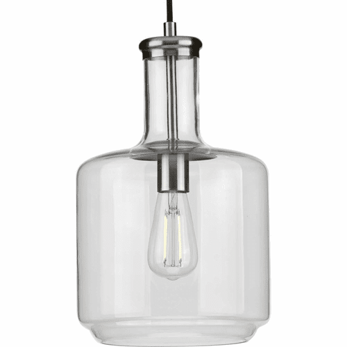 Progress Latrobe 1-Light 60W Pendant - Brushed Nickel - P500230-009
