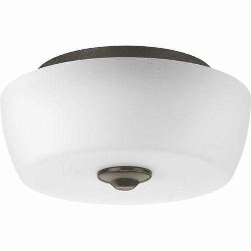 Progress Leap Collection 2-LT 14" Flush Mount - Antique Bronze - P350061-020