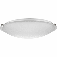 Progress Linen Dome 4-LT Flush Mount - Brushed Nickel - P350179-009