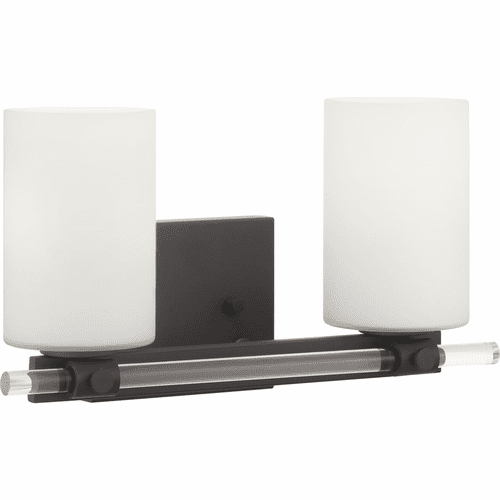 Progress Lisbon Collection 2-LT Bath Vanity - Black - P300198-031