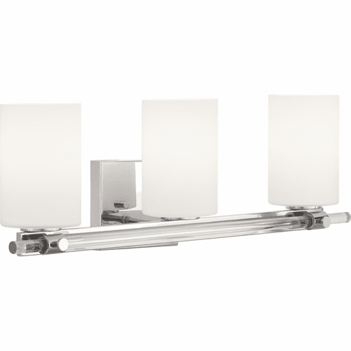 Progress Lisbon Collection 3-LT Bath Vanity - Polished Nickel - P300199-104