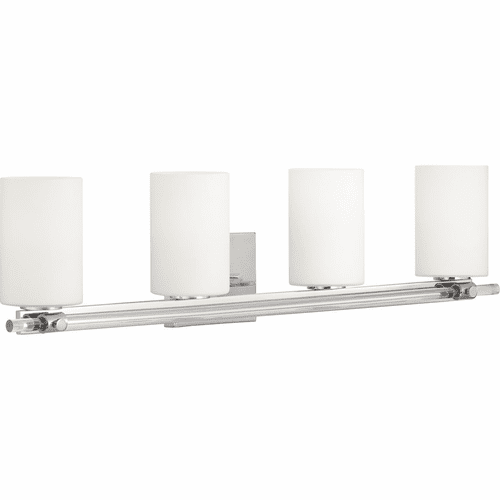 Progress Lisbon Collection 4-LT Bath Vanity - Polished Nickel - P300200-104