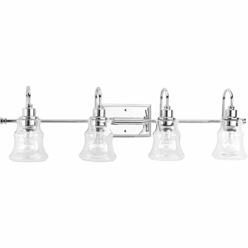 Progress Litchfield 4-LT Bath Vanity - Polished Chrome - P300140-015