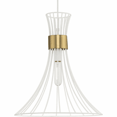 Progress Lorin 1-LT Pendant - Satin White - P500365-028