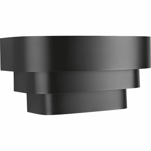 Progress Louvered Wall Sconce - Black - P7103-31