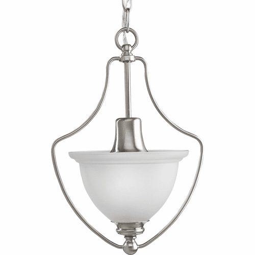 Progress Madison Collection 1-LT Foyer Pendant - Brushed Nickel - P3792-09