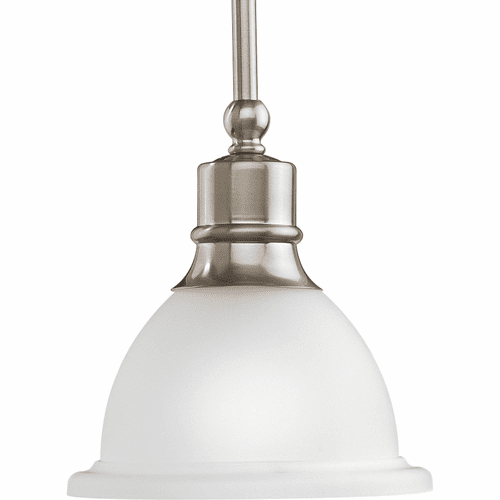 Progress Madison Collection 1-LT Mini-Pendant - Brushed Nickel - P5078-09