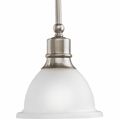 Progress Madison Collection 1-LT Mini-Pendant - Brushed Nickel - P5078-09