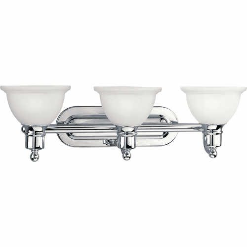 Progress Madison Collection 3-LT Bath Vanity - Polished Chrome - P3163-15