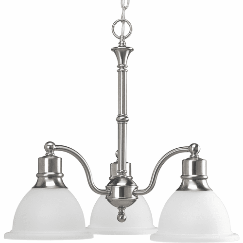 Progress Madison Collection 3-LT Chandelier - Brushed Nickel - P4280-09