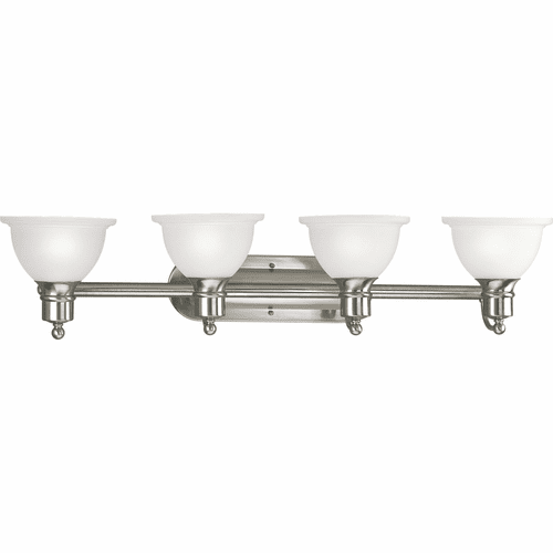 Progress Madison Collection 4-LT Bath Vanity - Brushed Nickel - P3164-09
