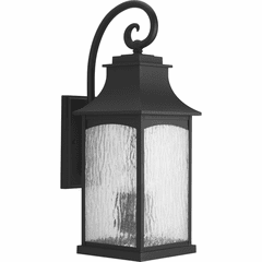 Progress Maison 3-LT Outdoor Large Wall Lantern - Black - P5755-31 Progress Maison 3-LT Outdoor Large Wall Lantern - Black - P5755-31