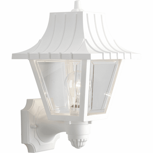 Progress Mansard Collection 1-LT Outdoor Wall Lantern - White - P5814-30