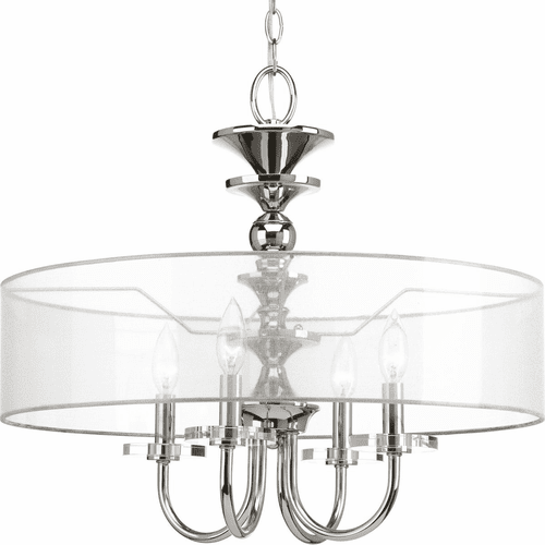 Progress Marche' Collection 4-LT Pendant - Polished Nickel - P500043-104