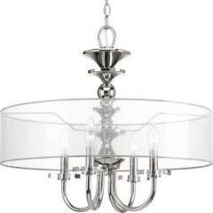 Progress Marche' Collection 4-LT Pendant - Polished Nickel - P500043-104